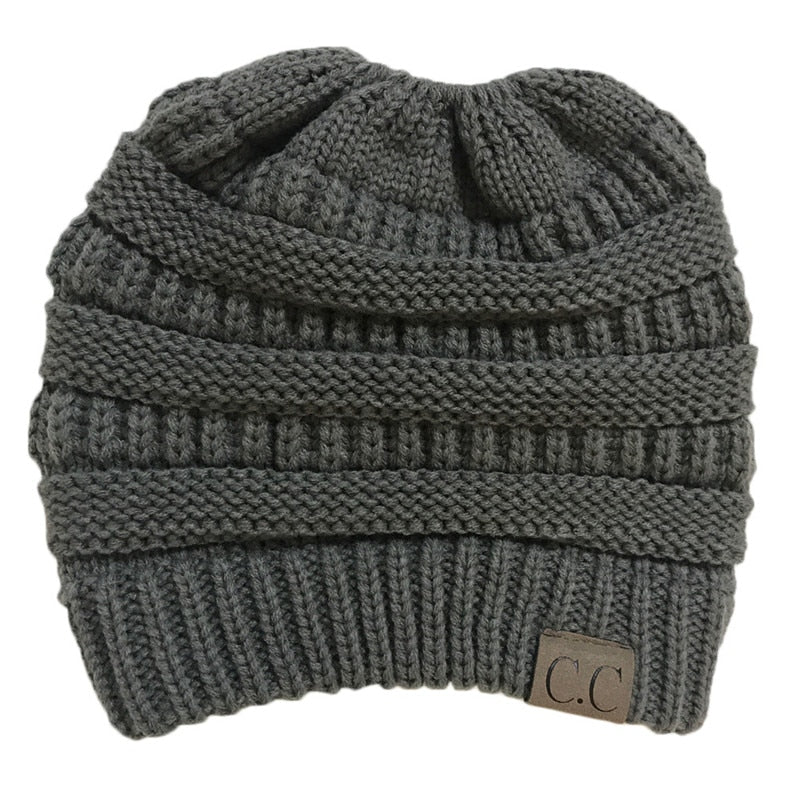 Ponytail Beanie Winter Hats For Women