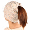 Image of Ponytail Beanie Winter Hats For Women