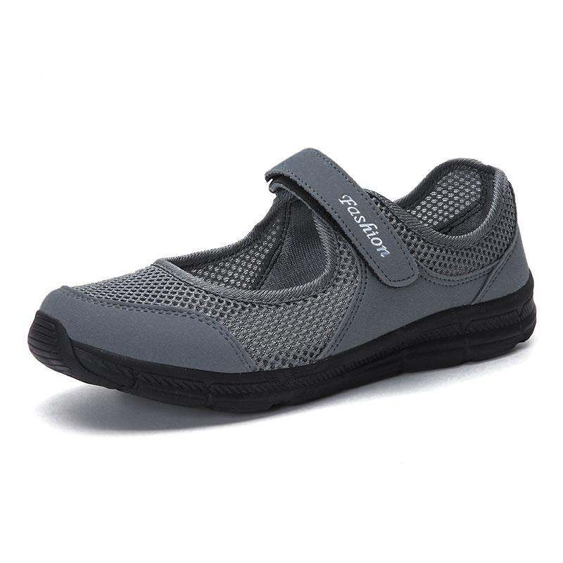 New Women's Soft Soles Flat Shoes Fashion Air Mesh