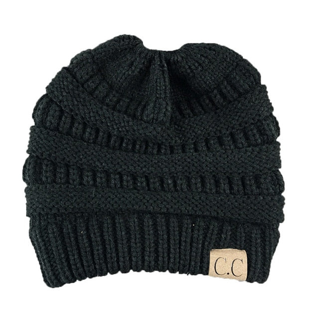 Ponytail Beanie Winter Hats For Women