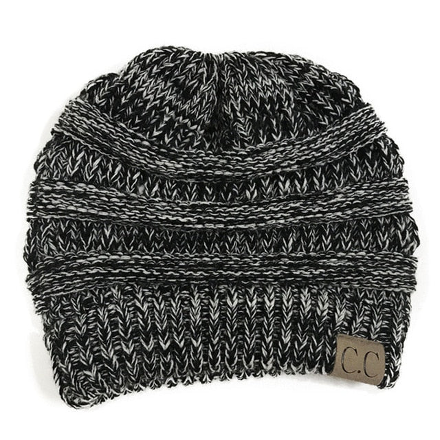 Ponytail Beanie Winter Hats For Women