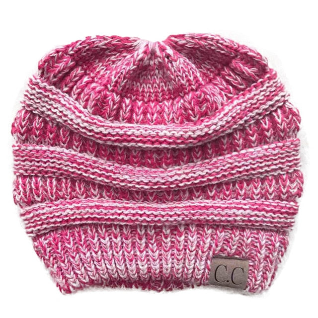 Ponytail Beanie Winter Hats For Women