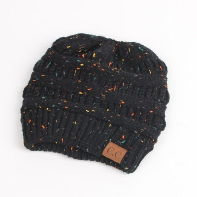 Ponytail Beanie Winter Hats For Women