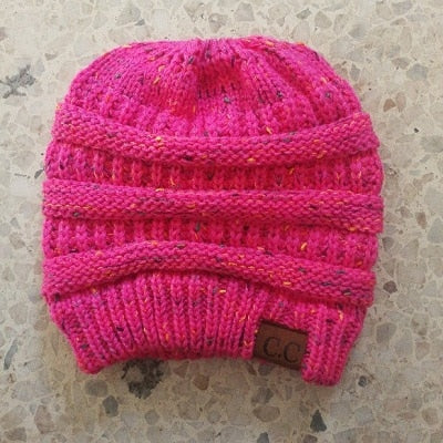 Ponytail Beanie Winter Hats For Women