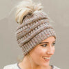 Image of Ponytail Beanie Winter Hats For Women