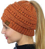 Image of Ponytail Beanie Winter Hats For Women